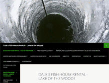 Tablet Screenshot of dalefishinglakeofthewoods.net